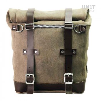 Sacoche latérale Scram en croûte de cuir 22L-30L