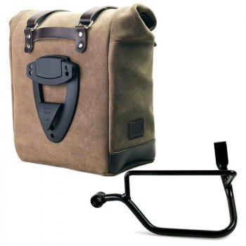Sac fourre-tout en cuir + monture Triumph Street Twin 900 SX (2016 jusqu'à maintenant)
