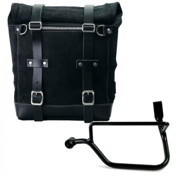 Sac fourre-tout en cuir + monture Triumph Street Twin 900 SX (2016 jusqu'à maintenant)