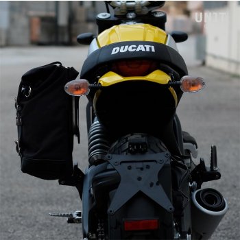 Sacoche latérale + cadre Ducati Cafe Racer