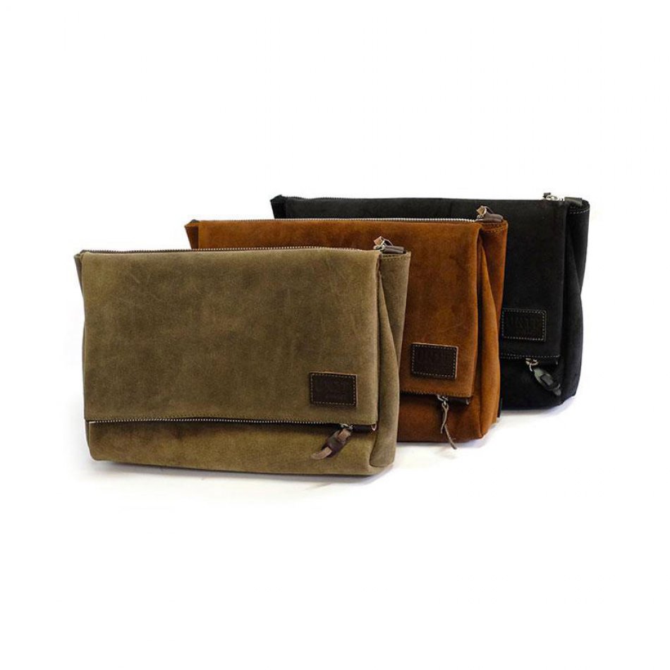 Fezzan Messenger Bag Fente en cuir