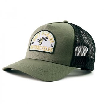 Chapeau de garage Trucker Unit vert