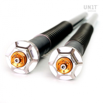 Cartouches de fourche pour tous les modèles V7 jusqu'en 2012 avec fourche Marzocchi