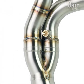 Collecteur de silencieux sans catalyseur en acier inoxydable