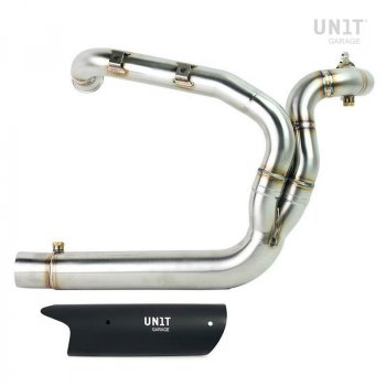 Collecteur de silencieux sans catalyseur en acier inoxydable avec soudure apparente