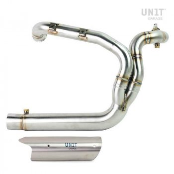 Collecteur de silencieux sans catalyseur en acier inoxydable avec soudure apparente