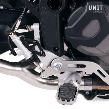 Collecteur d'échappement sans catalyseur en acier inoxydable Ducati DesertX