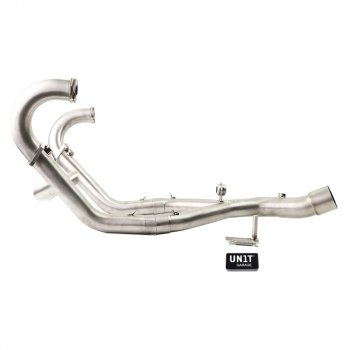 Collecteur d'échappement en acier inoxydable sans catalyseur + témoin d'alerte moteur EURO 5+ BMW R12 G/S