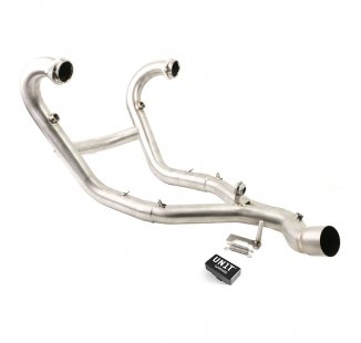 Collecteur d'échappement en acier inoxydable sans catalyseur + témoin d'alerte moteur EURO 5+ BMW R12 NineT