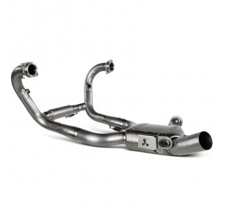 Collecteurs d'échappement Akrapovic Titane + leurre de voyant moteur EURO 5+ BMW R1300GS et ADV