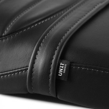 Housse de siège en cuir noir Honda CL