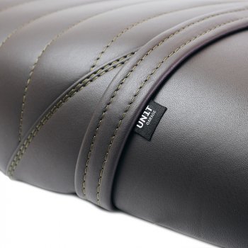 Housse de selle noire/orange BMW CE 02