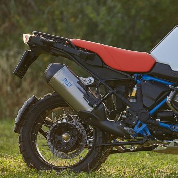 Housse de selle Rallye en cuir orange