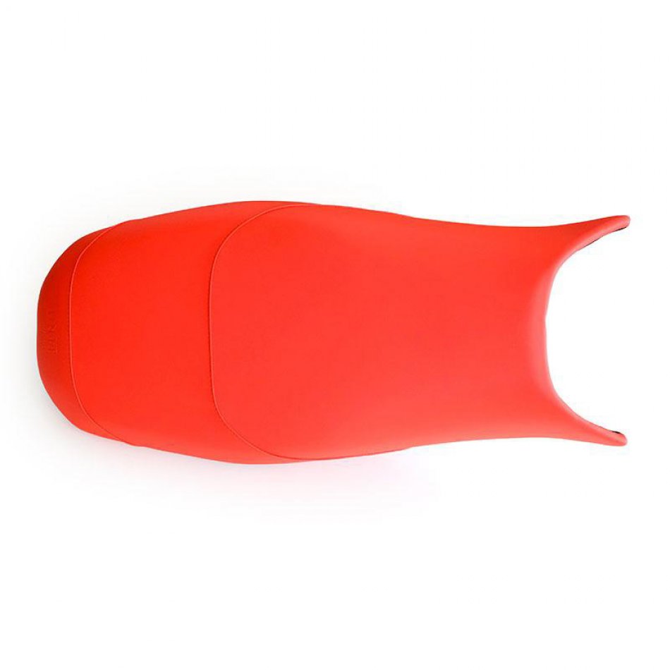 Housse de selle Rallye en cuir orange