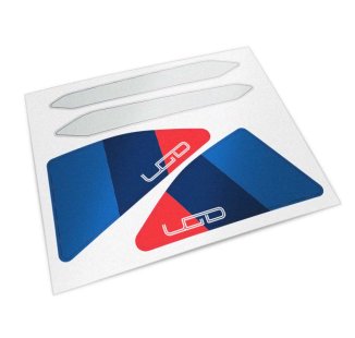 Autocollants de protection noirs pour le panneau latéral d'origine BMW R12 G/S