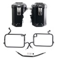 Paire de sacs Atlas en aluminium 39L + 32L + Cadres de sacoches en aluminium Atlas BMW F450GS