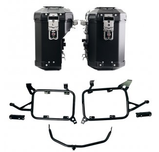 Paire de sacs Atlas en aluminium 39L + 32L + Cadres de sacoches en aluminium Atlas BMW F900GS ADV