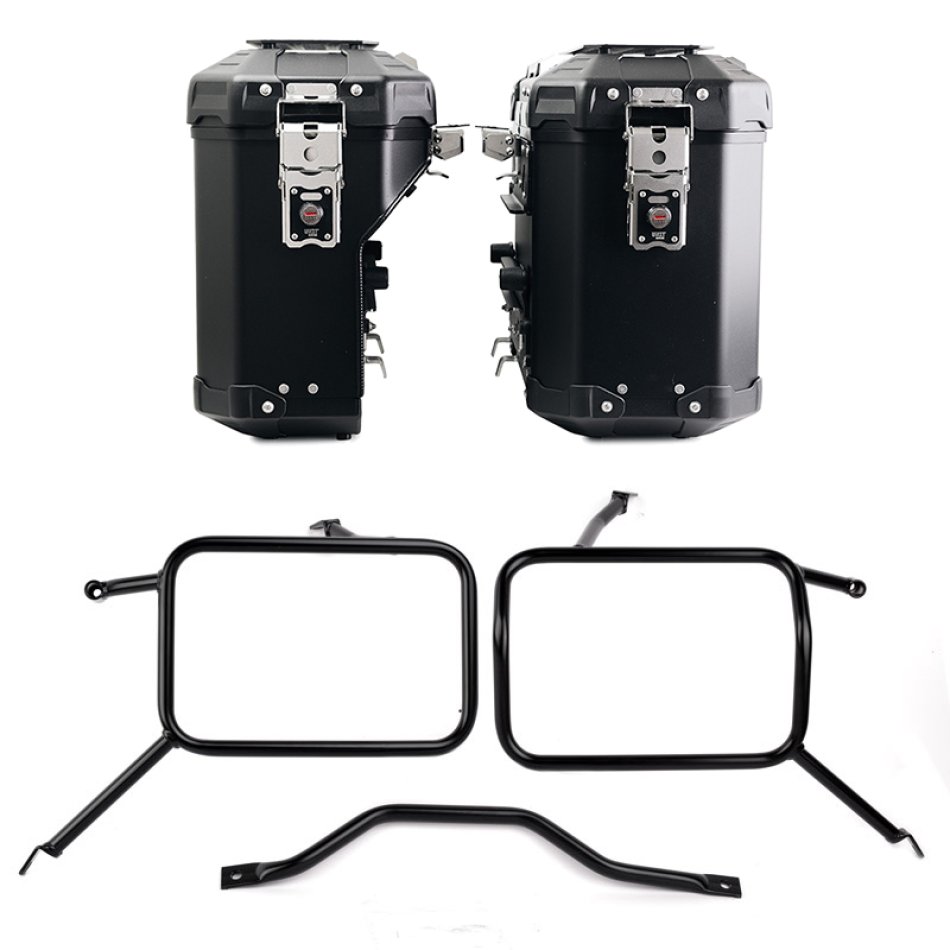Paire de sacs Atlas en aluminium 39L + 32L + Cadre pour sacs Atlas en aluminium Triumph Street Scrambler 900 (à partir de 2026)
