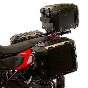 Paire de sacs Atlas en aluminium 39L + 32L + Cadres de sacoches en aluminium Atlas Yamaha Ténéré 700