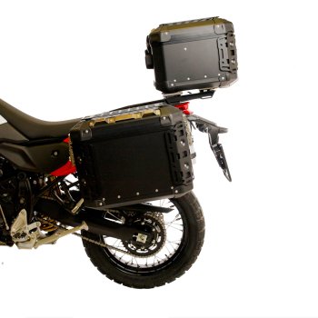 Paire de sacs Atlas en aluminium 39L + 32L + Cadres de sacoches en aluminium Atlas Yamaha Ténéré 700