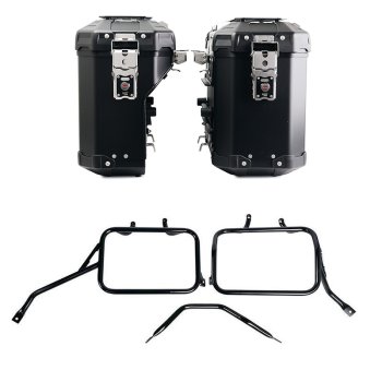 Paire de sacs Atlas en aluminium 39L + 32L + Cadres de sacoches en aluminium Triumph Tracker 400