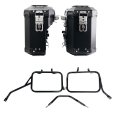Paire de sacs Atlas en aluminium 39L + 32L + Cadres de sacoches en aluminium Triumph Tracker 400