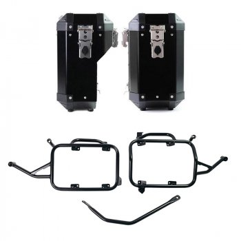 Paire de sacoches aluminium Atlas 40L+34L + sacoches aluminium pour BMW F900GS