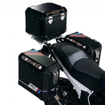 Paire de sac Atlas en Aluminium 40L + 34L + Cadres de sacoches en aluminium BMW R1300GS