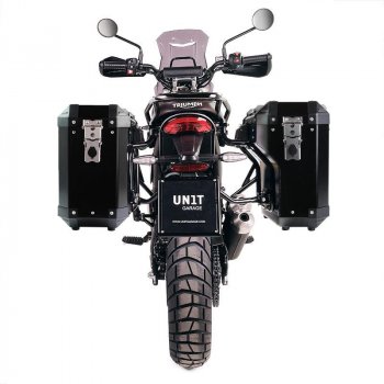 Paire de sac Atlas en Aluminium 40L + 34L + Cadres de sacoches en aluminium Triumph Speed 400 & Scrambler 400 X