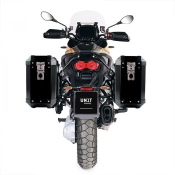 Paire de sacoches Atlas Aluminium 40 L + 40 L avec cadres Moto Guzzi Stelvio (à partir de 2024)