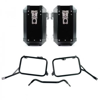 Paire de sacoches Atlas en Aluminium 40L+40L avec cadres de base R80G/S et R80 GS