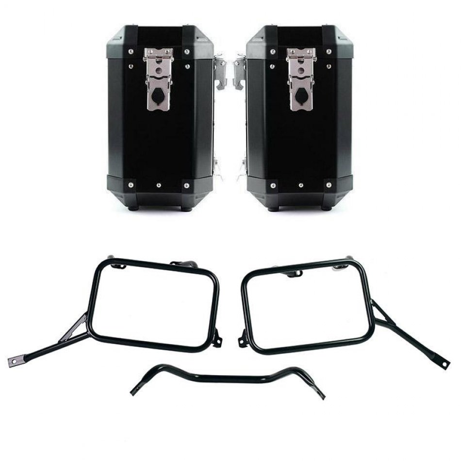 Paire de sacoches Atlas en Aluminium 40L+40L avec cadres de base R80G/S et R80 GS