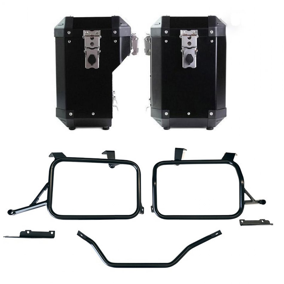 Paire de sacoches aluminium Atlas 47L+41L pour cadres BMW F850GS et ADV