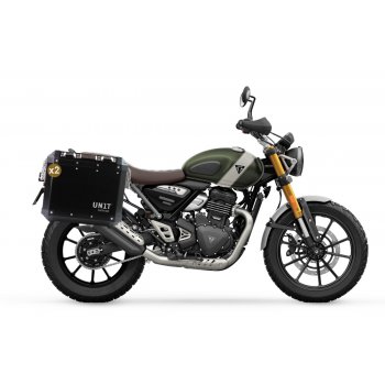 Paire de sacoches aluminium Atlas 47L+41L + Triumph Scrambler 400