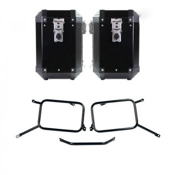 Paire de sacs Atlas 47L + 47L Aluminium avec cadres R & GS