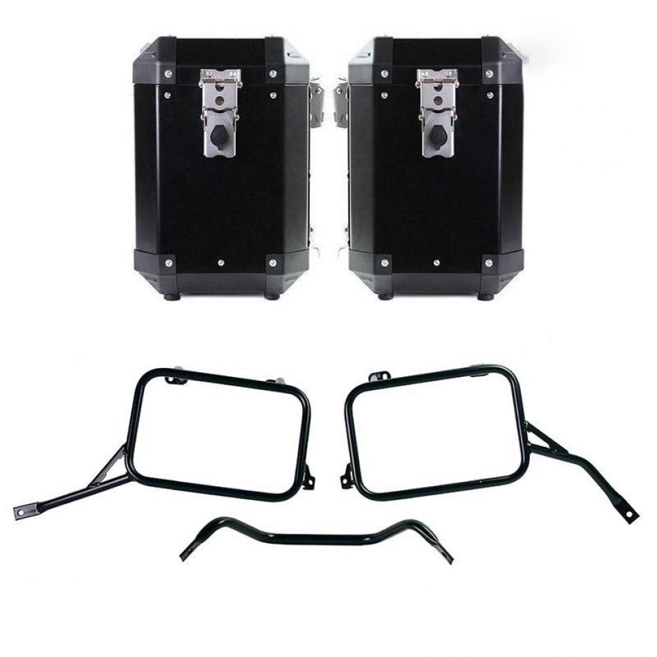 Paire de sacoches Atlas en Aluminium 47L+47L avec cadres de base R80G/S et R80 GS