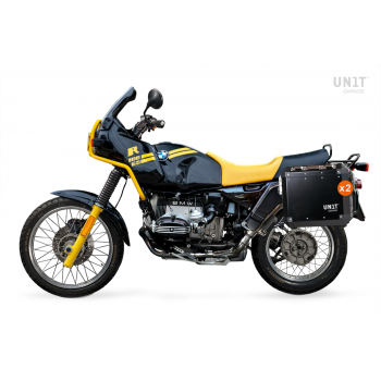 Paire de sacoches aluminium Atlas 47L+47L avec cadres R80-R100GS