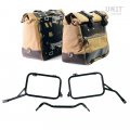 Paire de sacoches cavalières Cult en Toile 40L - 50L + Paire de plaques aluminium + Cadres R80-R100GS