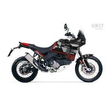 Paire de panneaux latéraux Ducati DesertX RR22 + autocollants