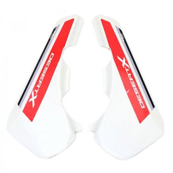 Paire de panneaux latéraux Ducati DesertX Star White Silk