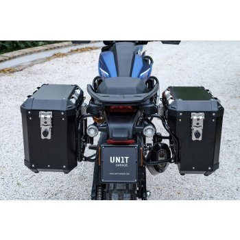 Paire de sacs Atlas en 47L+41L Aluminium avec cadres Pan America 1250