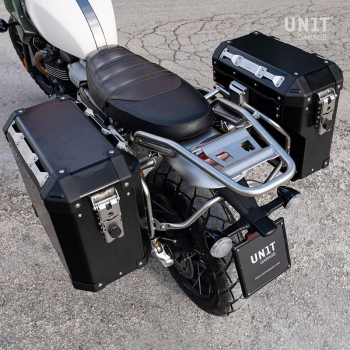 Paire de sacoches Atlas 47L + 41L aluminium avec cadres Triumph 1200 XC & XE