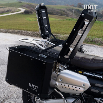Paire de sacoches Atlas 47L + 41L aluminium avec cadres Triumph 1200 XC & XE