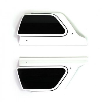 Couple de panneaux latéraux pour le silencieux haut