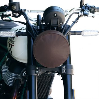 Housse de phare en cuir