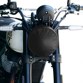 Housse de phare en cuir