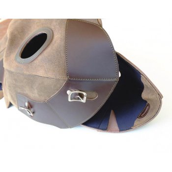 Housse de réservoir en cuir split