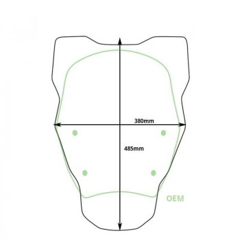 Bulle L sans Radar BMW R1300GS (à partir de 2023)