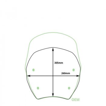 Écran S avec radar BMW R1300GS (à partir de 2023)