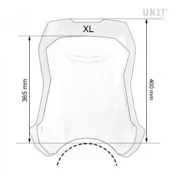 Carénage XL universel pour phare rond